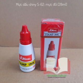 Mực dấu shiny-28ml các màu loại 1 (in giấy)