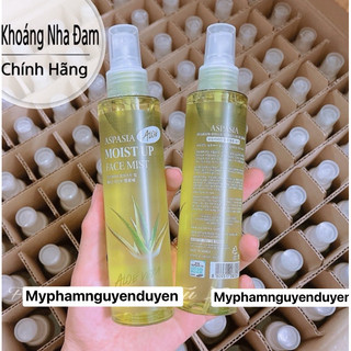  Xịt khoáng lô hội Aspasia Moist Up Face Mist Hàn Quốc 150ml khoáng nha đam dưỡng trắng da chính hãng 
