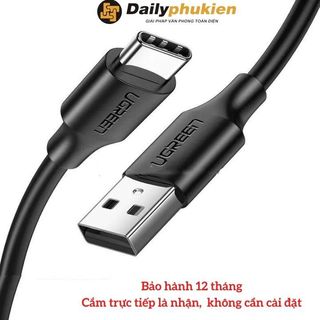 Dây sạc cổng type c sang usb 1.5m chính hãng ugreen , cáp sạc usb-c dài 1.5m