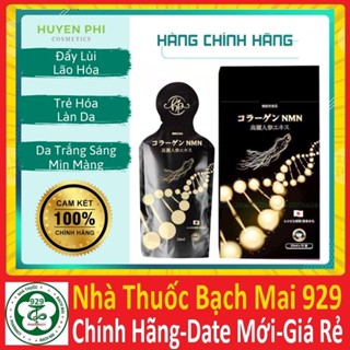 Collagen NMN Huyền Phi nước uống đẹp da 20ml x 10 gói đẩy lùi quá trình lão hóa giúp chăm sóc nuôi dưỡng làn da bạn