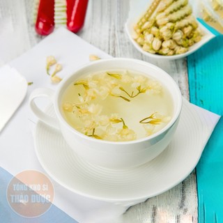 Hoa nhài sấy lạnh 500g, trà hoa lài, nguyên nụ, thơm trắng, dùng pha trà, nấu chè, ướp trà sen