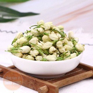 Hoa nhài sấy lạnh 500g, trà hoa lài, nguyên nụ, thơm trắng, dùng pha trà, nấu chè, ướp trà sen