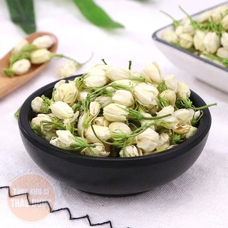 Hoa nhài sấy lạnh 500g, trà hoa lài, nguyên nụ, thơm trắng, dùng pha trà, nấu chè, ướp trà sen