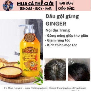 DẦU GỘI ĐẦU GỪNG GINGER VALER