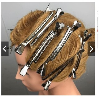 KẸP TÓC INOX CHO MAKE UP TRANG ĐIỂM CÔ DÂU, Kẹp ĐÌnh Hình Tạo Kiểu Tóc