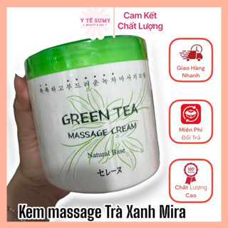    Hàng Chính hãng   Kem massage tổng hợp trà xanh Mira Green tea massage cream 450gr 