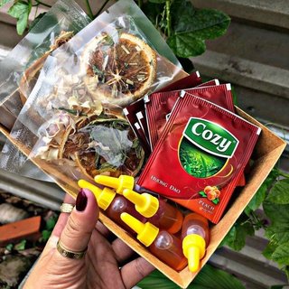 Trà Đào Cam Sả Mật Ong  1 Set