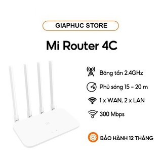 Bộ phát Wifi Xiaomi Mi Router 4C - Bảo hành 12 tháng chính hãng