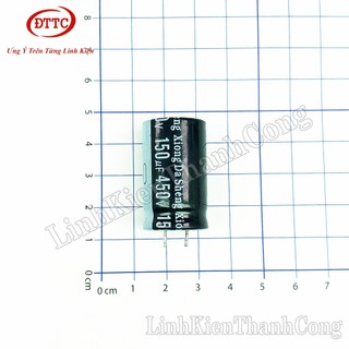 Bộ 5 Chiếc Tụ 150uF 450V 18x35mm (Tháo Máy)