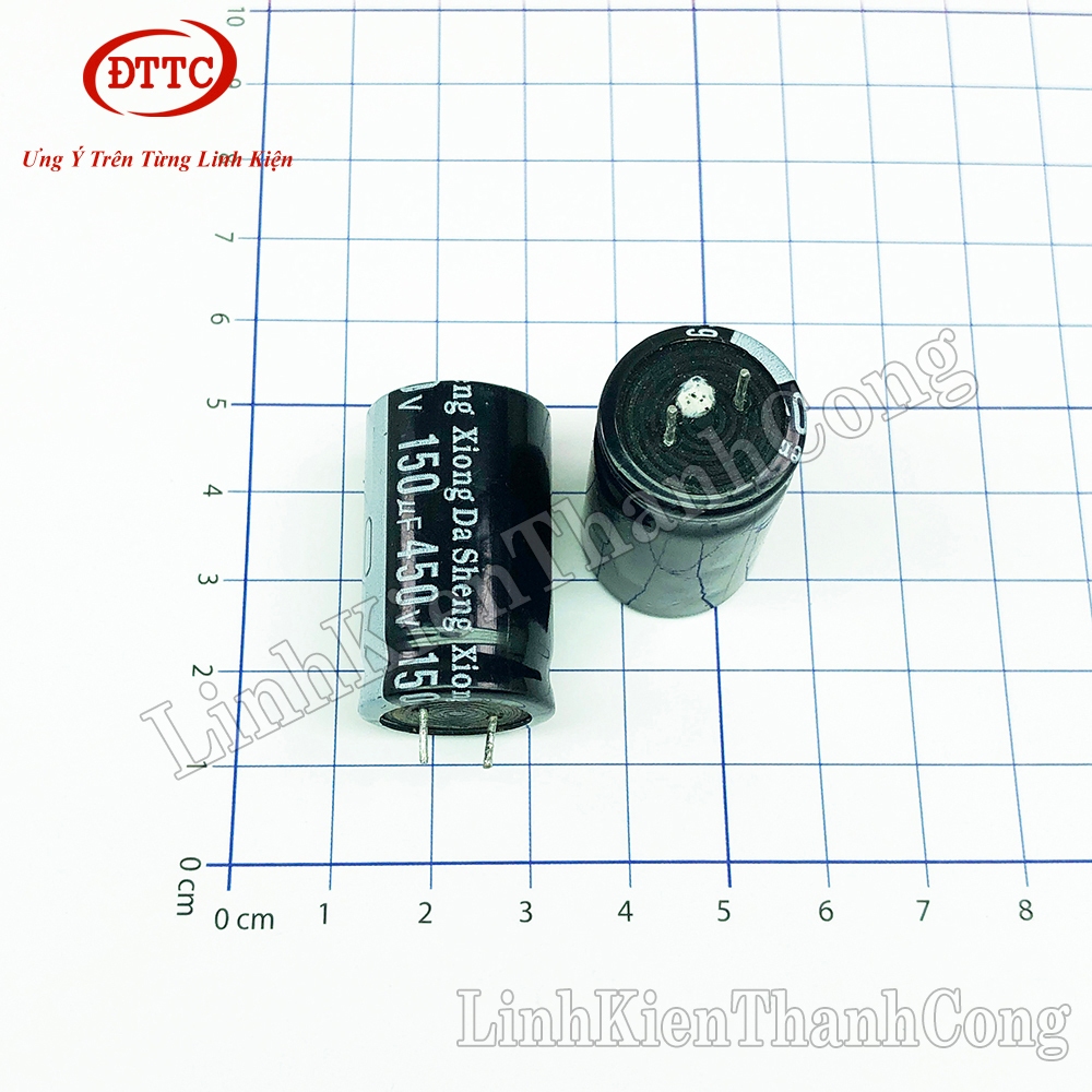 Bộ 5 Chiếc Tụ 150uF 450V 18x35mm (Tháo Máy)