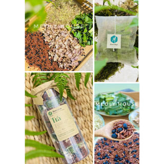   Trà túi lọc  Trà Gạo Lứt Đậu Đen Meoly Nature Hỗ Trợ Giảm Cân Hỗ Trợ Thanh Lọc Giải Nhiệt Detox 