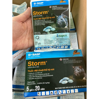 (combo 10 gói) Thuốc diệt chuột Storm (20 viên), thuốc chuột Storm