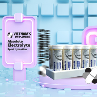 Viên sủi bổ sung các chất điện giải và vitamin C Absolute Electrolytes LỐC/ 10 lọ  - VN Supplements