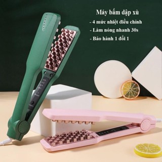 Máy bấm dập phồng chân tóc răng vuông 4 cấp độ điều khiển nhiệt độ thông minh