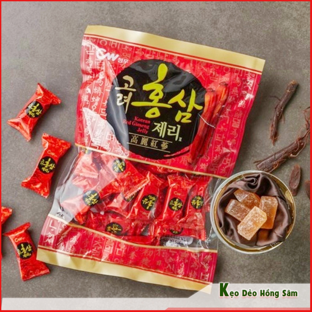 <TÚI 285g> KẸO DẺO HỒNG SÂM HÀN QUỐC