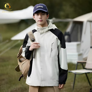  Áo khoác gió áo khoác dù nam nữ 2 lớp phối màu from thể thao chống nước chống gió chống bụi 