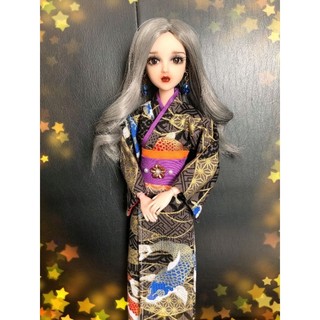 yukata, kimono cho búp bê 30cm