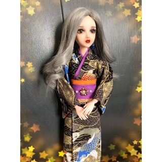 yukata, kimono cho búp bê 30cm