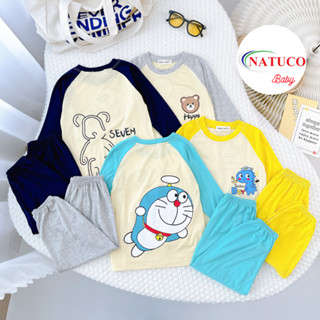 Bộ Quần Áo Trẻ Em Minky Mom, Chất Thun Lạnh Thoáng Mát, In Hình Đáng Yêu Cho Bé 0-8 Tuổi TD-IN102