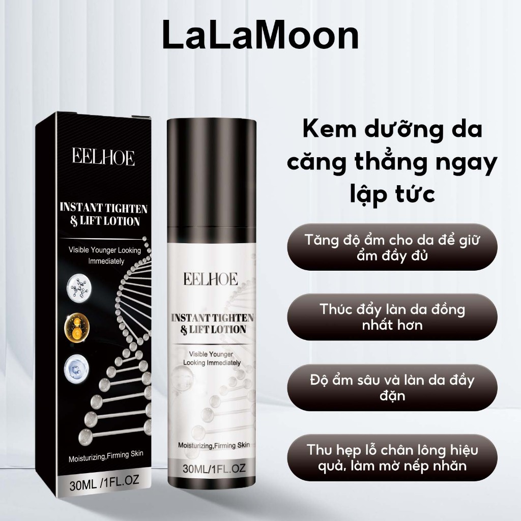 Kem dưỡng nâng cơ mặt EELHOE thu nhỏ lỗ chân lông giảm nếp nhăn dưỡng ẩm làm mềm da 30ml