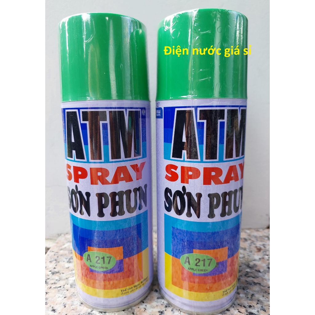 Mua (Chính hãng) Sơn Xịt Màu Xanh Lá ATM A217 - lưu ý thị trường xuất ...