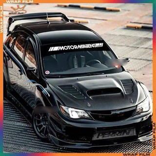Tem dán kính lái ô tô chữ Motormavens ( Tặng gạt dán)