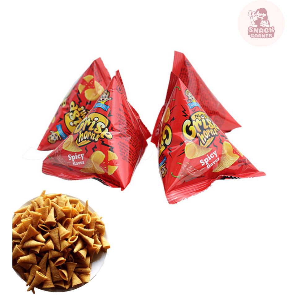 [20 gói] Snack Bắp nón tam giác, Bánh nón tam giác giòn tan, Bim Bim cay 2k, Ăn vặt tuổi thơ