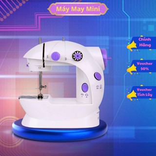 Máy May Mini Cầm Tay Có Đèn Led - Máy Khâu Để Bàn Gia Đình Nhỏ Gọn Tiện Lợi Dễ Sử Dụng HOT