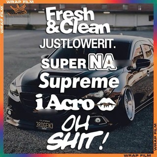Tem dán kính sau ô tô