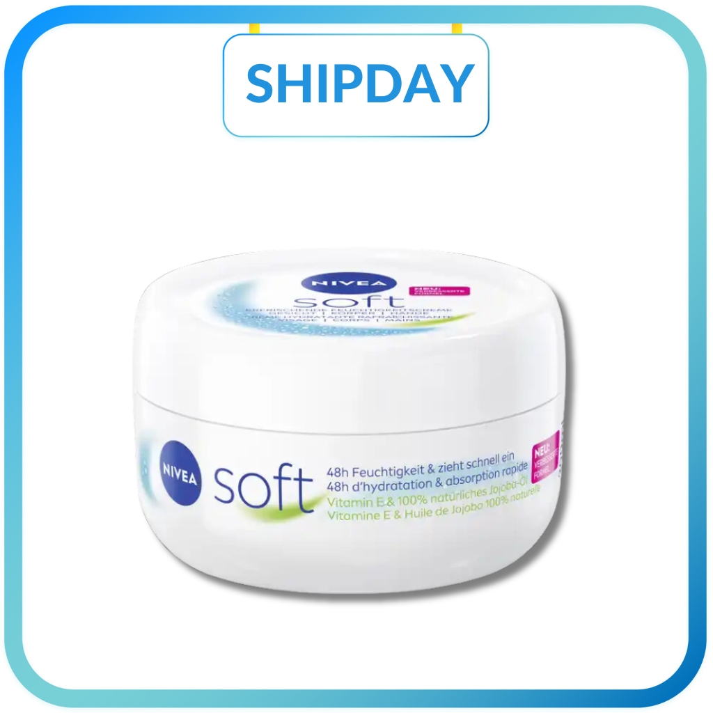 Kem dưỡng ẩm chuyên sâu Nivea Soft  200ml-Nội địa Đức