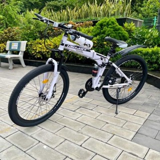 xe đạp gấp lauxjack 26 inch, xe đạp thể thao gấp gọn 21 tốc độ thay đổi giảm xóc trước sau