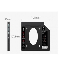 Khay ổ cứng Laptop CADDY BAY 9.5mm UGREEN 70657