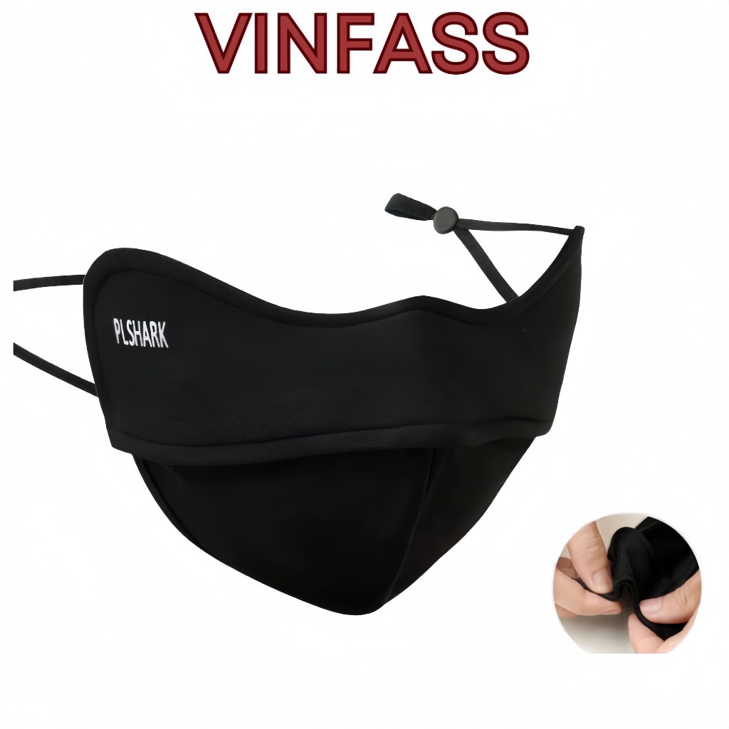 Khẩu trang chống tia UV PTLUXURY logo đổi màu theo nhiệt độ nắng [ HÀNG CAO CẤP ]