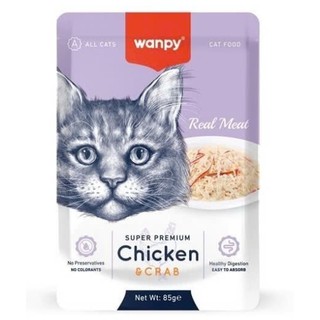 Pate mèo WANPY PREMIUM đặc biệt , pate tươi cho mèo con mèo to , gói bate 85g cho mèo