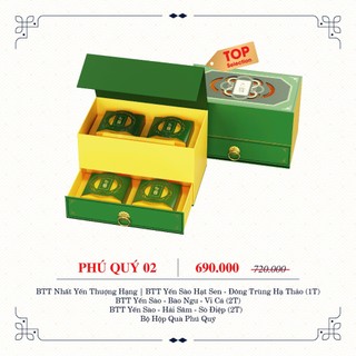 Bánh trung thu hộp 4 bánh Phú Quý cao cấp