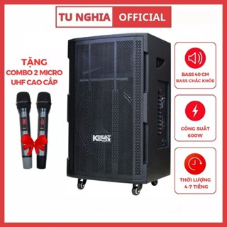  Loa kéo Karaoke Có Echo Reverb Siêu Hay ACNOS KBEATBOX CB393G Bass 40cm 600w 