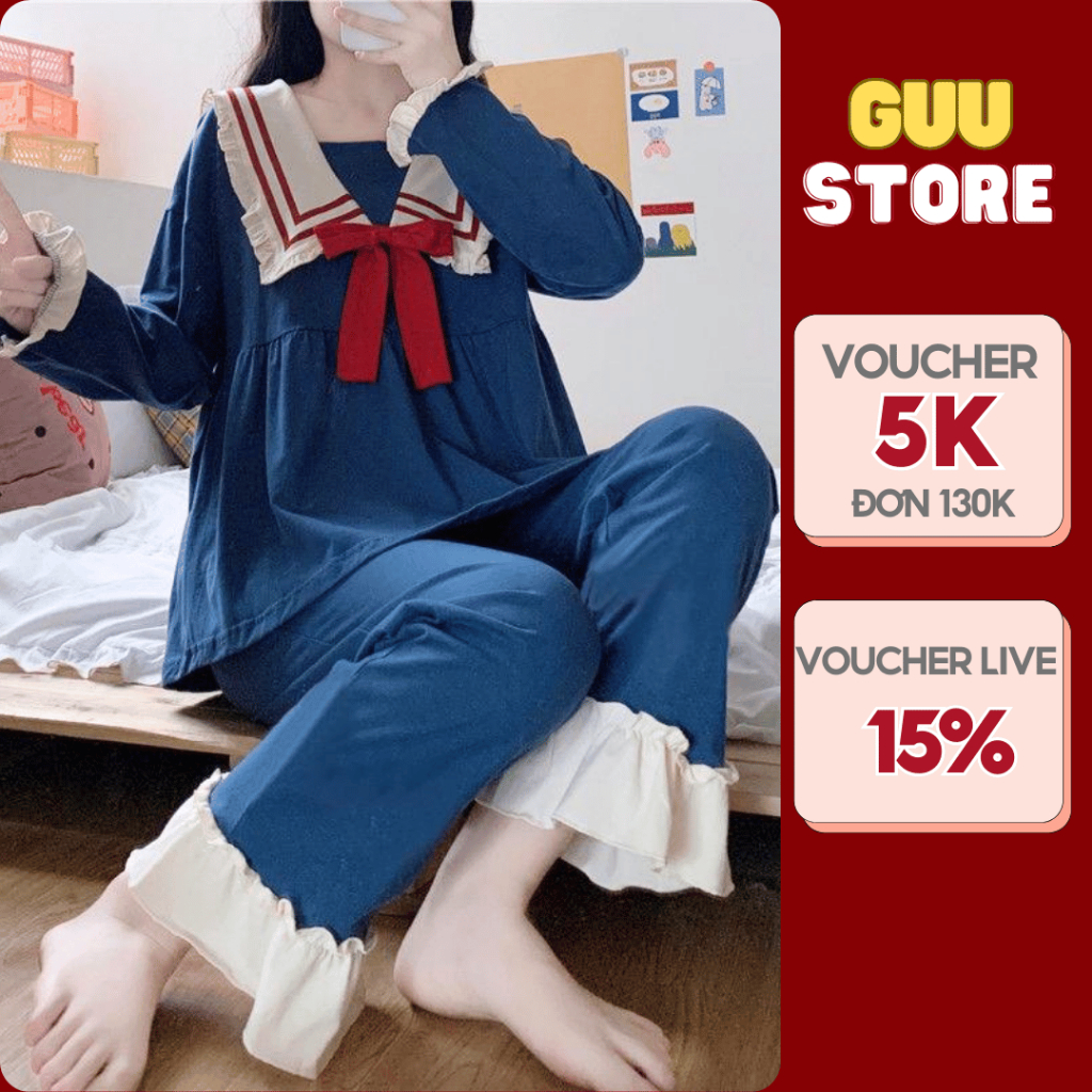 Bộ Mặc Nhà Thu Đông Dễ Thương Bigsize DN213