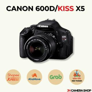 Canon 600D / Kiss X5 / Rebel T3i Body / Kèm Ống Kính 90-98%,Tặng Kèm fillter bảo vệ kính, Hood che nắng