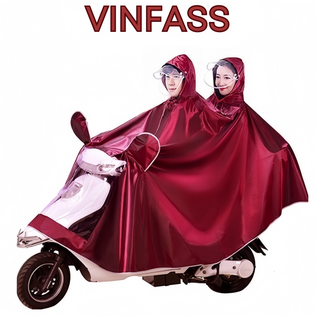 Áo mưa PTLUXURY dành cho xe máy che phủ toàn thân kèm kính chắn mưa tiện lợi [ HÀNG NHẬP KHẨU ]