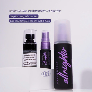 Xịt Khoá Makeup U.D All Nighter Makeup Setting Spray