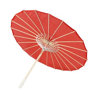 Dù cán gỗ Nhật Bản đỏ trơn