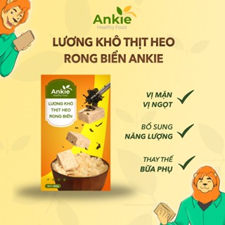 Lương khô Mini vị mặn thịt heo rong biển - hộp 400gram, lương khô ăn kiêng Ankie