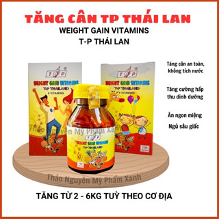 Vitamin tăng cân TP thái lan Weight Gain Vitamin hộp 100 viên mẫu mới hiệu quả an toàn tăng từ 2 đến 6 kg