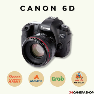 Bộ máy ảnh Canon EOS 6D, DSLR Fullframe chuyên nghiệp.