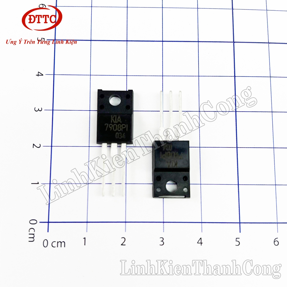 Bộ 5 Chiếc IC Nguồn KIA7908 TO220F (Chính Hãng)