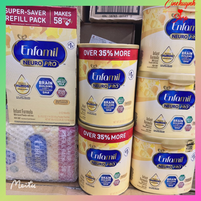 SỮA BỘT enfamil Neuro MỸ HỘP 587G/802G/1,03KG