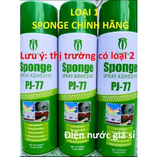  Combo 3 Chai Keo Xịt Dán Xốp Tường Đa Năng Sponge PJ77 Chuyên Dán Giấy Tường Cách Âm Decal... 