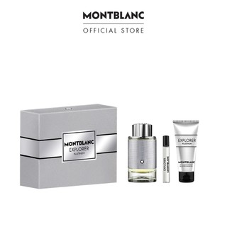 Bộ quà tặng nước hoa nam MB Explorer Platinum YN_Giftset EDP100ml+SG100ml+7.5ml