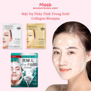 Mặt Nạ Thủy Tinh Trong Suốt Collagen Bioaqua Mask Nội Đia Trung