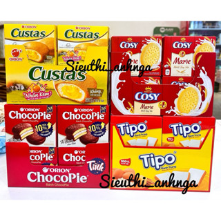  Bánh Quy Sữa Cosy   Chocopai  Cutas   Tipo    Các Loại  Lốc 12 Hộp 